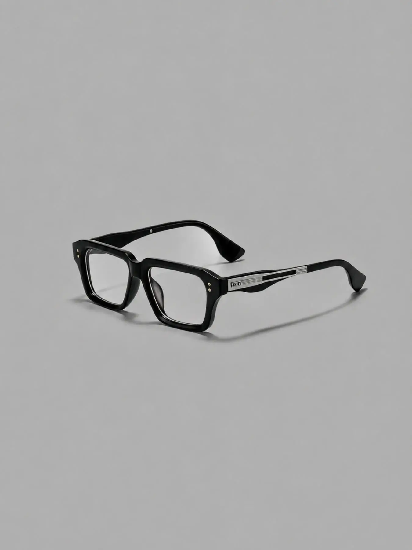 Luxury Rectangular Frame Glasses, Sleek Minimalist Metal Eyewear, Perfect for Parties, Events, Travel, and Everyday Style, Rectangle Glasses