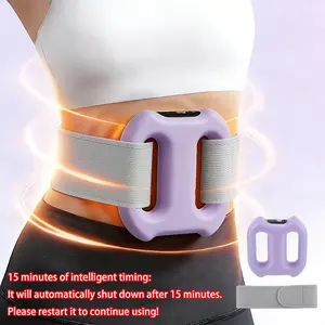 Deep Tissue Percussion Muscle Massager, Electric Dual-Ring Fascia Massager with Belt, 3 Modes and 5 Intensities Handheld Full Body Fascia Massager Ring for Relaxation, Portable Muscle Massagers