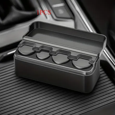 Universal Coin Storage Box, Foldable Mini Coin Organizer, Compatible with Various Coin Sizes, Portable, Ideal for Travel, Outdoor Essential, Gifts