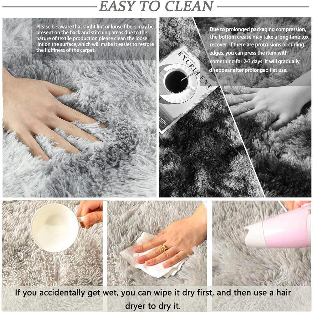 Plush Floor Mat, Decorative Area Rug, Modern Floor Carpet for Living Room, Bedroom & Home Decor, Soft-Thick Rugs, Fluffy Rugs for Room Decor, Modern Shaggy Rug #GLOBAL PICKS