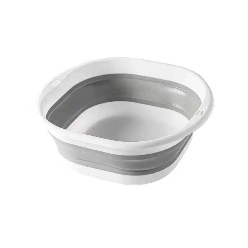 Large Foldable Wash Basin, Durable Plastic, Portable Oval Sink Bowl, Space-Saving Design, Ideal for Home, Bathroom, Dormitory, Camping