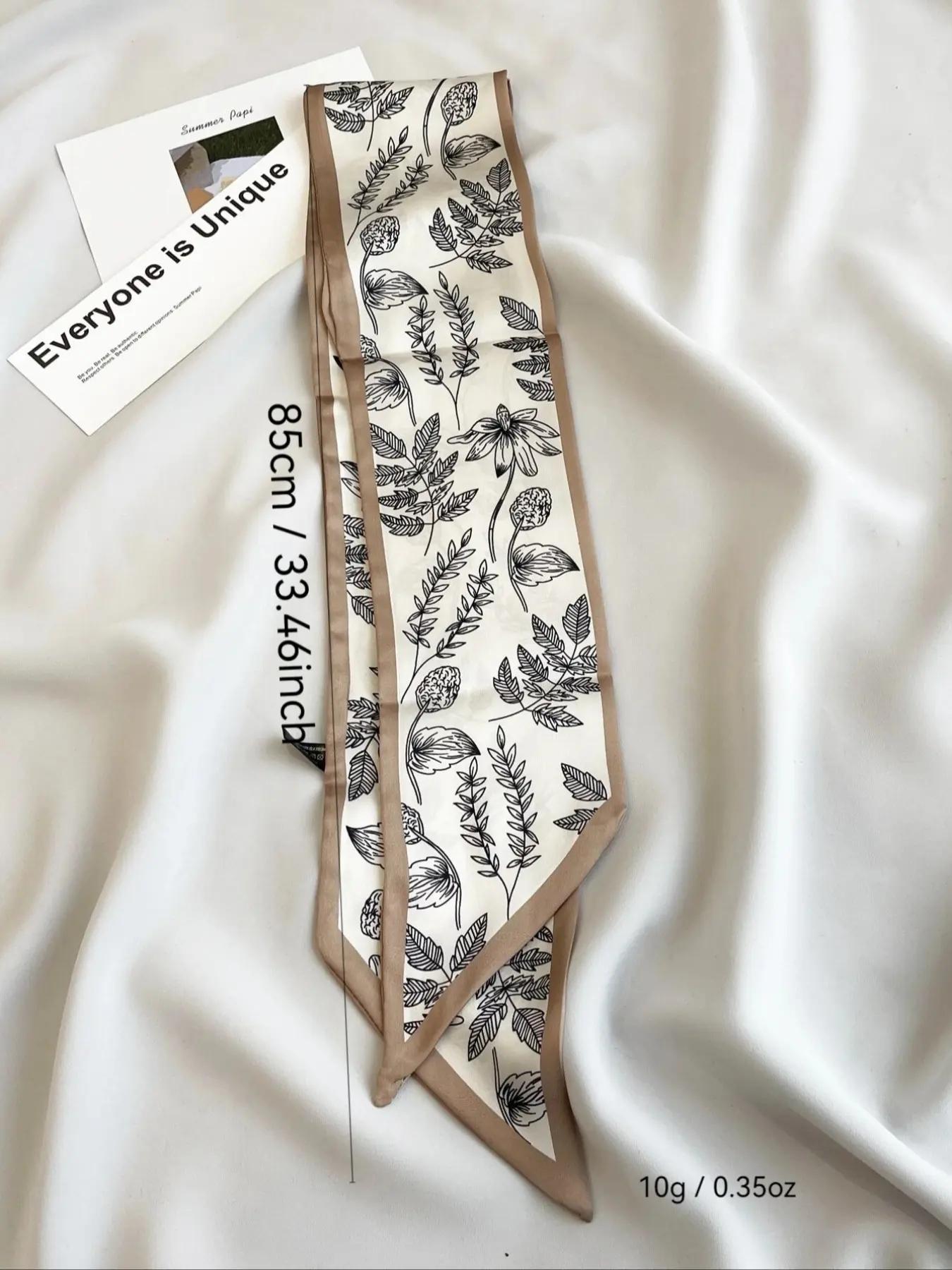 Floral & Leaf Print Hair Band Style Hair Band for Women & Girls, Floral Hairbands, Fashion Hair Accessories for Daily Wear, Fashionable Hair Accessories