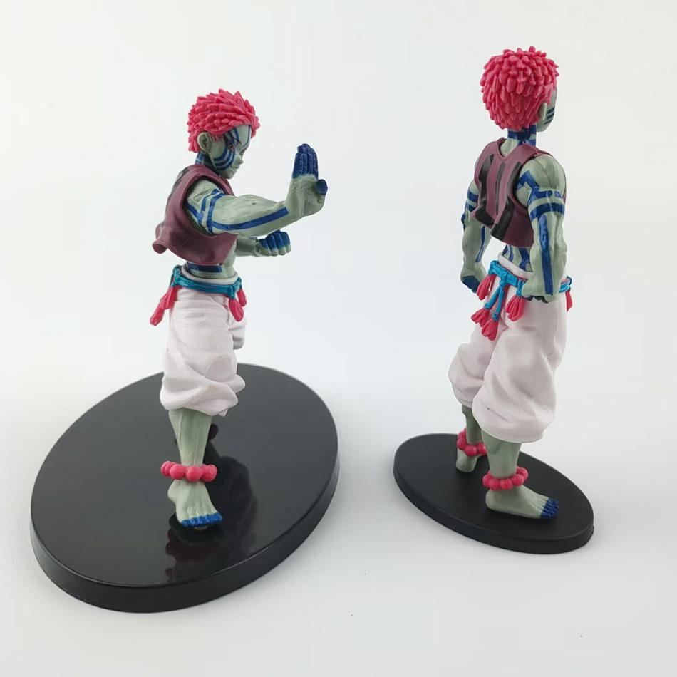 15cm Anime Figure Demon Slayer Figures Slayer Akaza Doll Figurine Warrior Action Figure Model Toys Anime Model Figure Car Doll