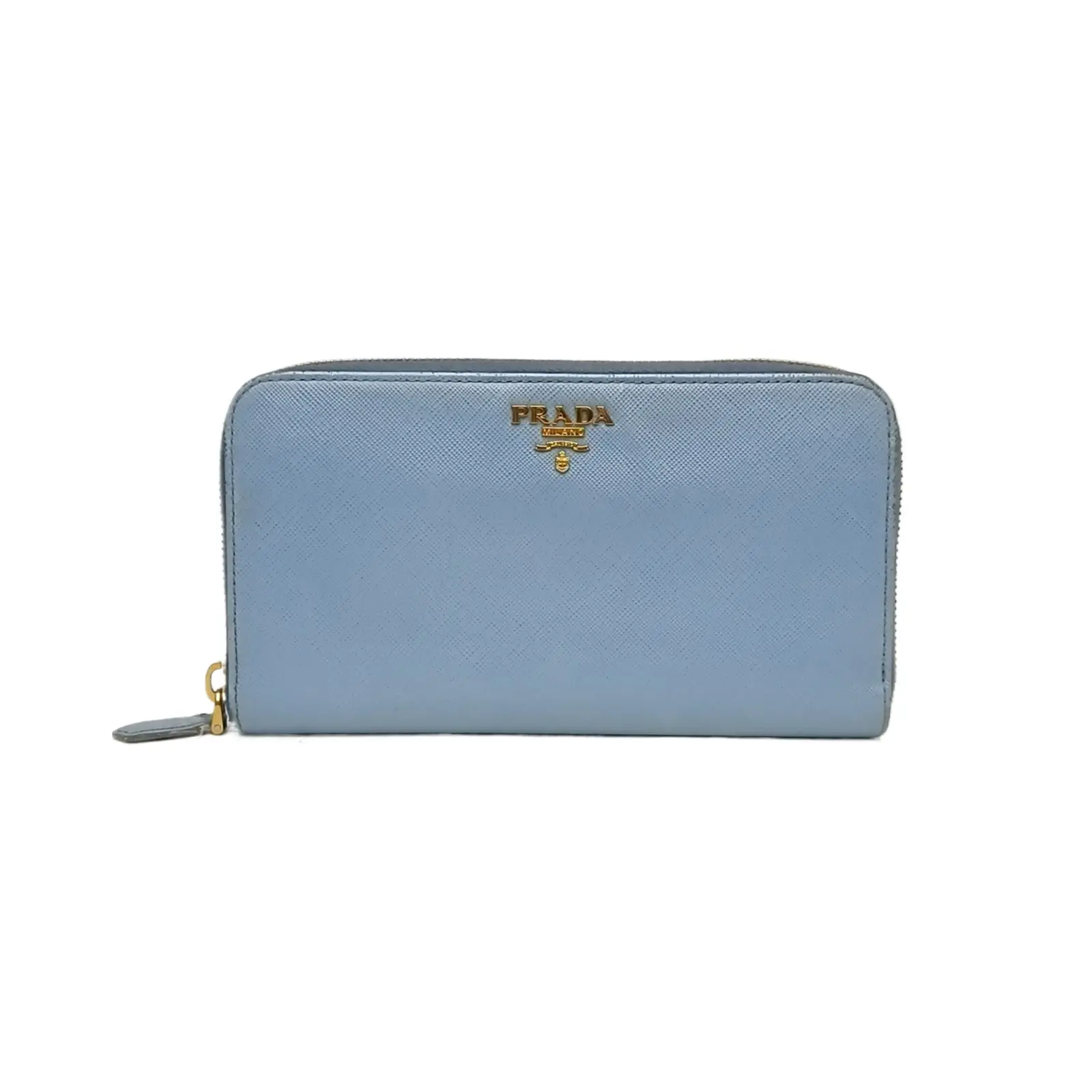 Pre-owned PRADA 【TIANA】PRADA Blue Long Wallet Blue P236172071