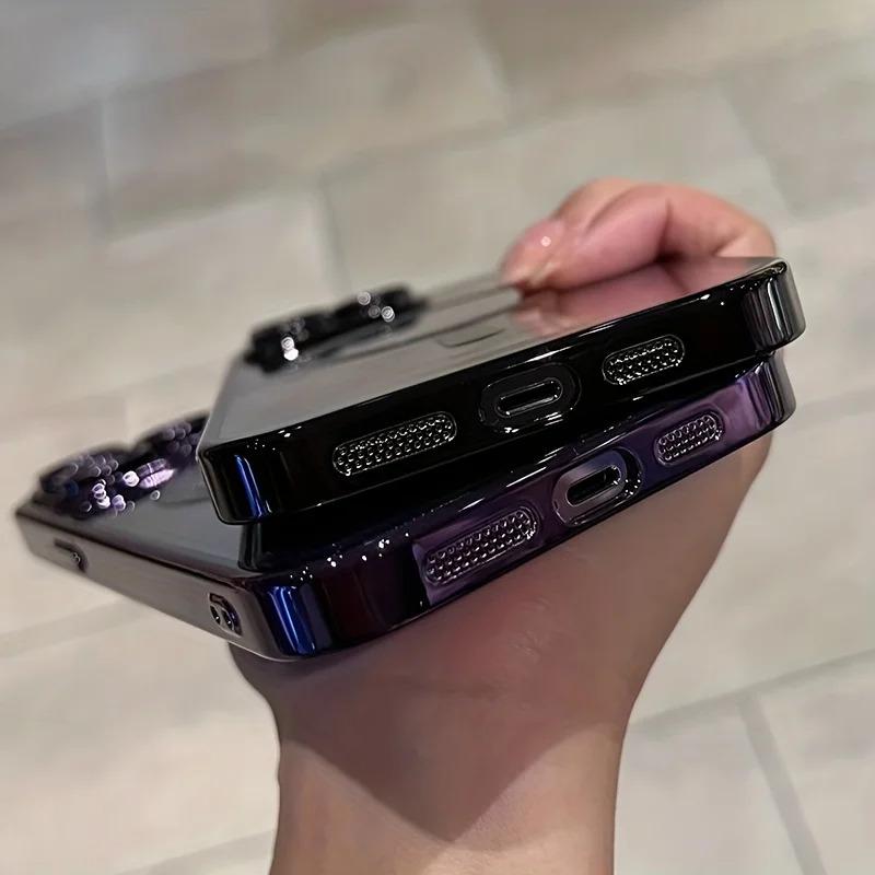 Luxury Magnetic For Magsafe Wireless Charge Plating Clear Case For iPhone 17 11 12 13 14 15 16 Pro Max Shockproof Silicone Cover