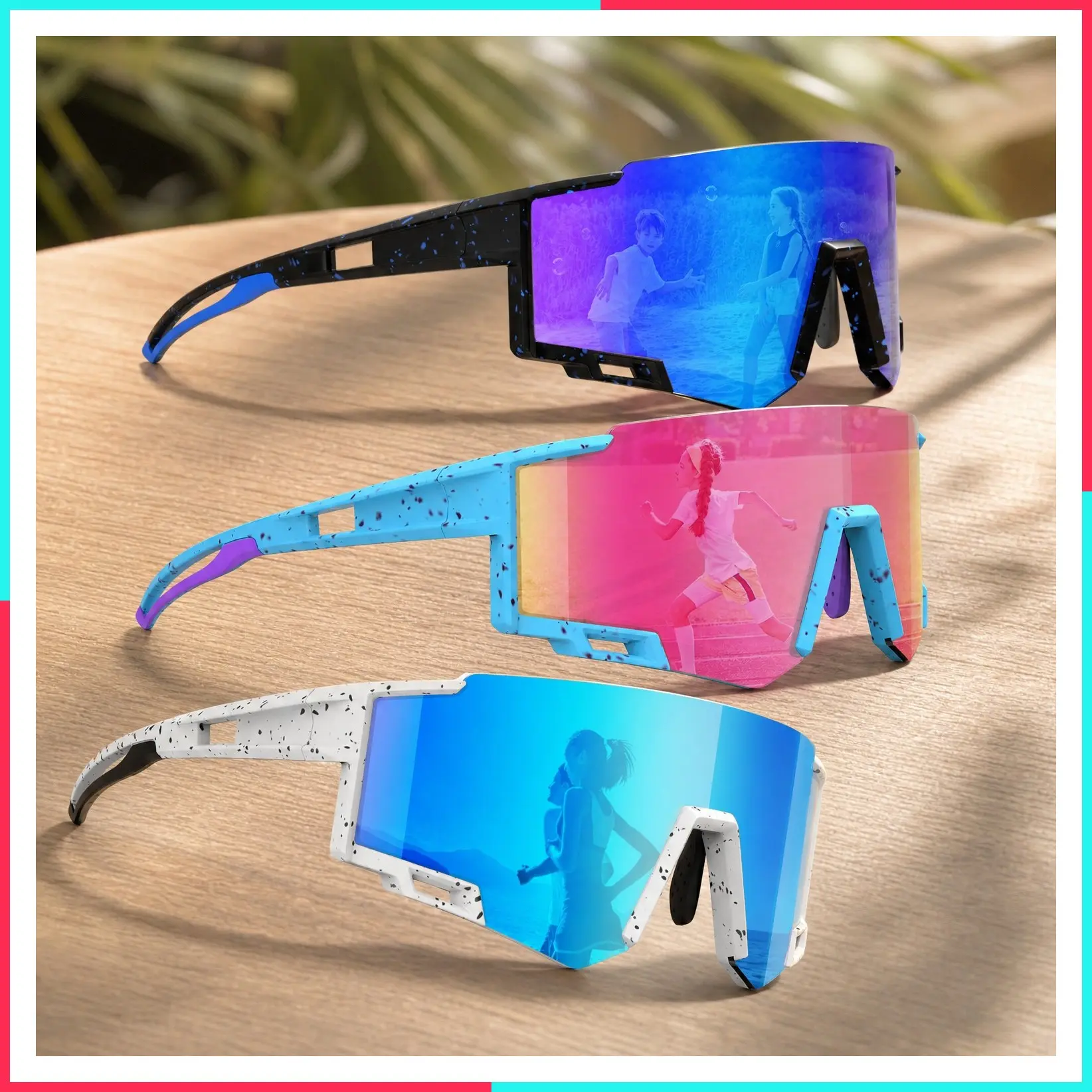 Kids Youth Baseball Softball Sunglasses for Boys Ages 6-14, UV400 Protection Sports Sunglasses for Toddler Boys