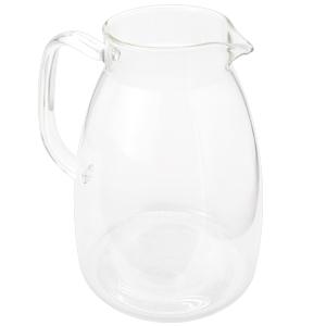 Glass Pitcher with Lid, 68oz Large Water Pitcher with Insulated Handle, Heat Resistant Borosilicate Carafe, Durable Water & Juice Jug for Hot Coffee, Iced Tea, Lemonade & Cold or Hot Beverages