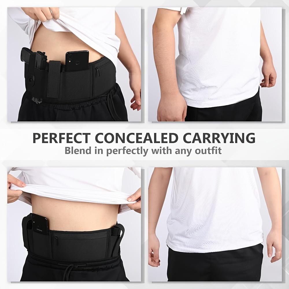 Concealed Carrying Bellyband Holster Pistol Belt