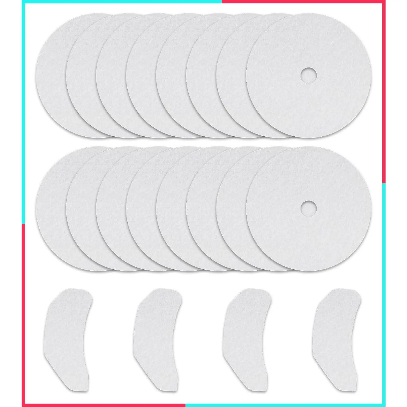 20 Pcs Dryer Lint Filter Cloth Replacement Set - 16 Exhaust Filters & 4 Air Intake Filters, Universal Fit for Most Dryers