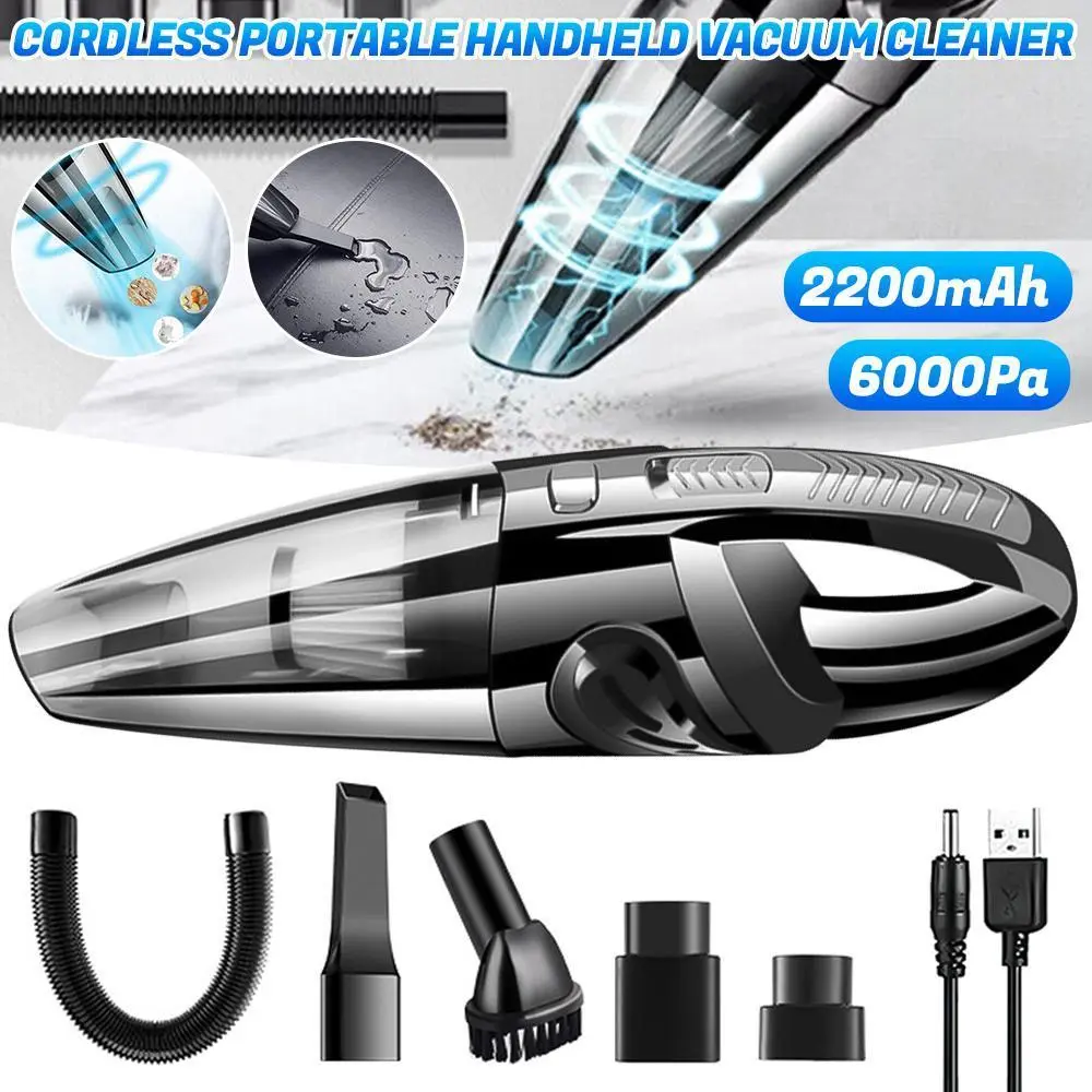 Portable Handheld Vacuum Cleaner Wireless, Powerful Suction Mini Vacuum, USB Charging for Car, RV, Home, Office Cleaning#DealsForYouDays