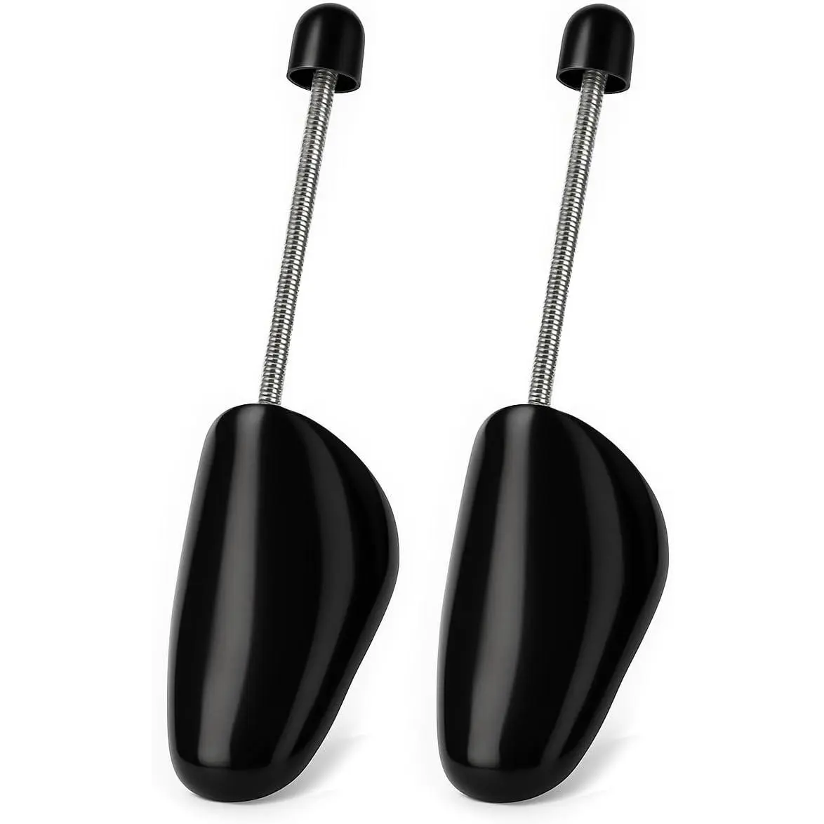 Flexible Shoe Trees for Men  Women, 1 Pair Ajustable Spring Shoe Shapers with Coil esign, Lightweight Plastic Shoe Stretchers to Maintain Shape for Sneaers, Loafers, ress Shoes, Casual Footwear