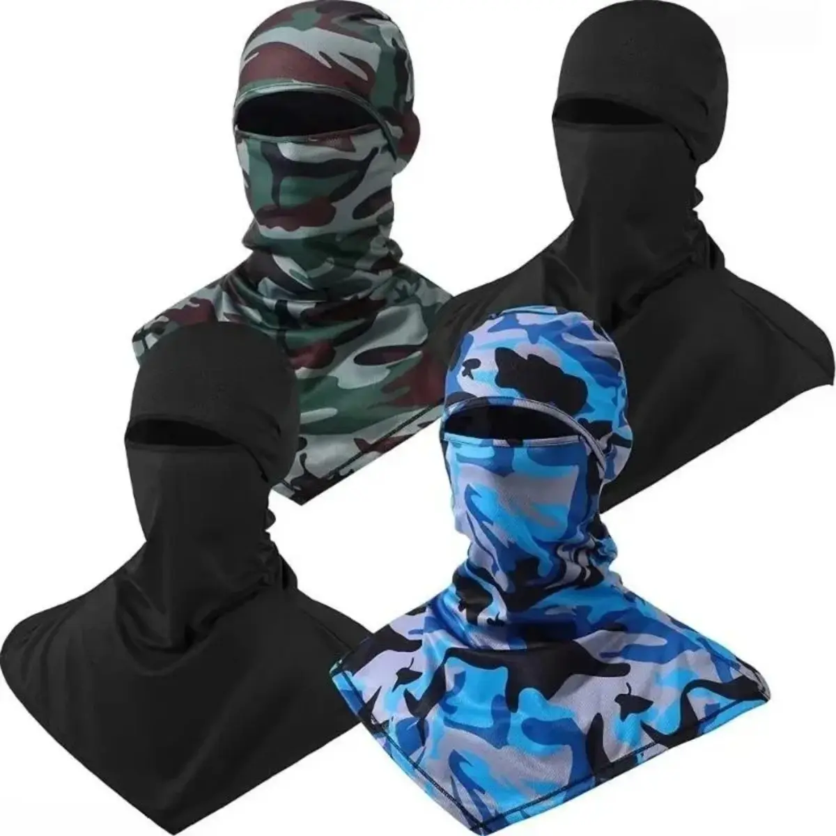 Unisex Balaclava Face Mask, Breathable Polyester Full Coverage Neck Gaiter with UV Sun Protection, Windproof Anti-Dust Protective Mask for Hiking & Running, Anti Dust Mask, Protective Masks