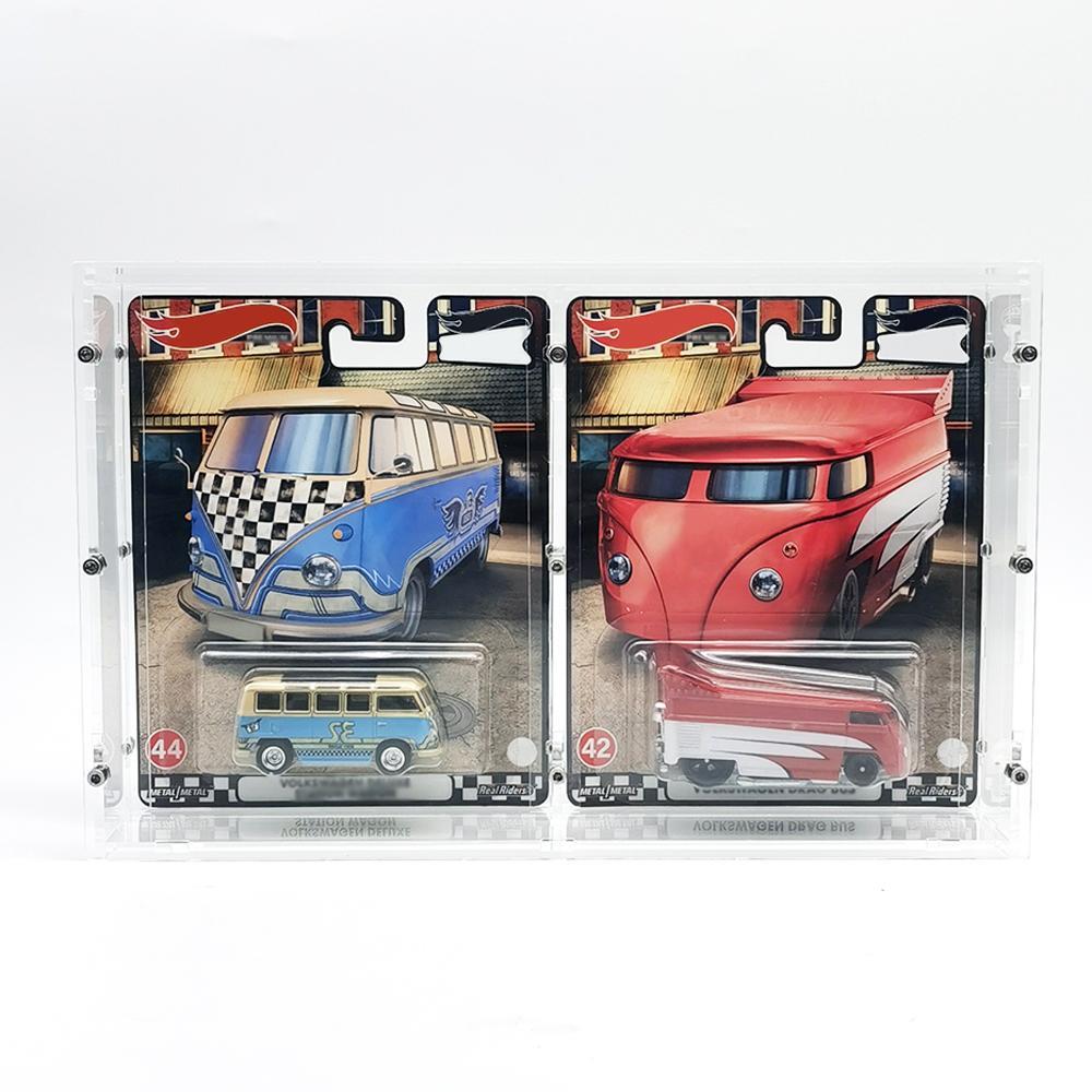 Bob 1/64 Model Car Display Case (without cars in pictures) For Hotwheels Acrylic Transparent High Grade Screw Fixed Display Box