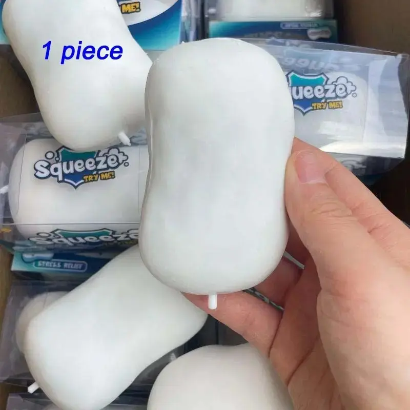 Crunchy Soap Squishy ASMR Bead Filled Realistic Handmade Bar Soap, Crunchy Soap Squishy Asmr Stress Ball, Realistic Bar Soap Shape Bead, Filled Crunchy Squishy Stress Ball, Squishy Stress Relief