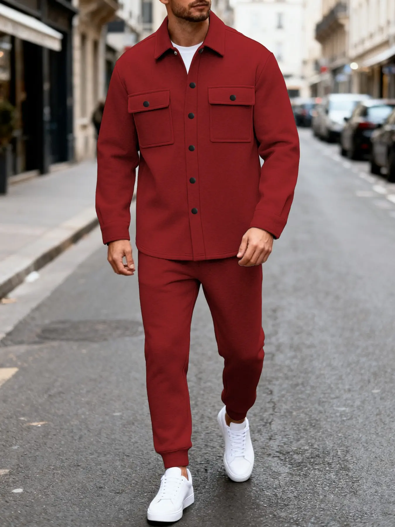 2026 New Men's Suit Set, Christmas Gift, Friday, Two-Piece, Casual Blazer and Pants, High Waist, Long Sleeve, All Seasons