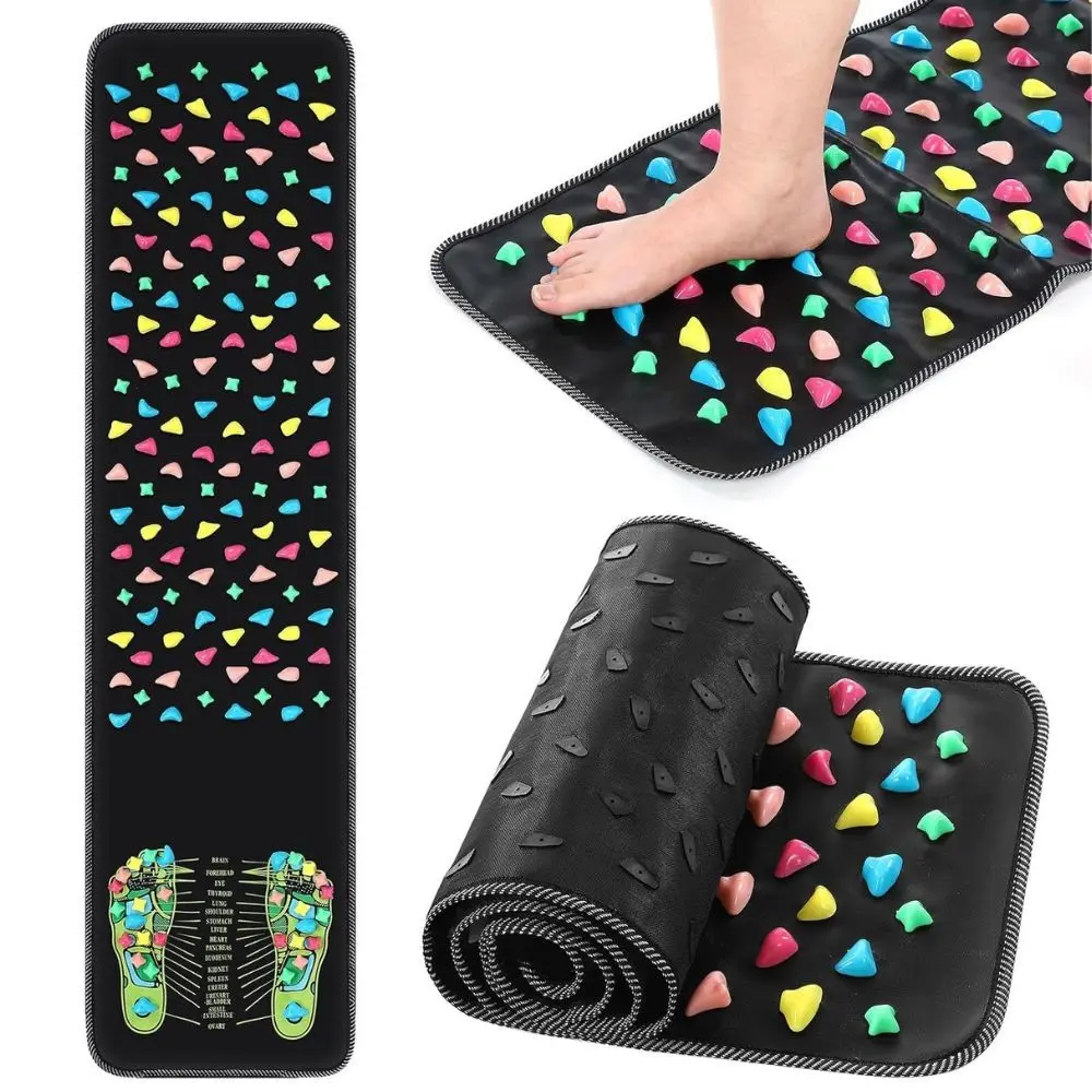 Reflexology Foot Massage Mat, 1 Count Foot Leg Pain Relieve Relief Walk Massager Mat, Acupoint Massage Mat for Home Gym Workout, Body Care