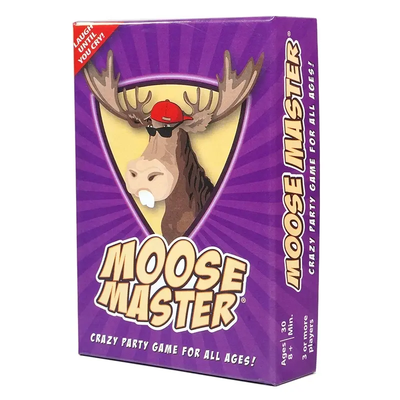 Moose Master (English Edition)  Casual Party Card Game for Up to 6 Players; Ideal for Tabletop Game Nights and Social Gatherings.
