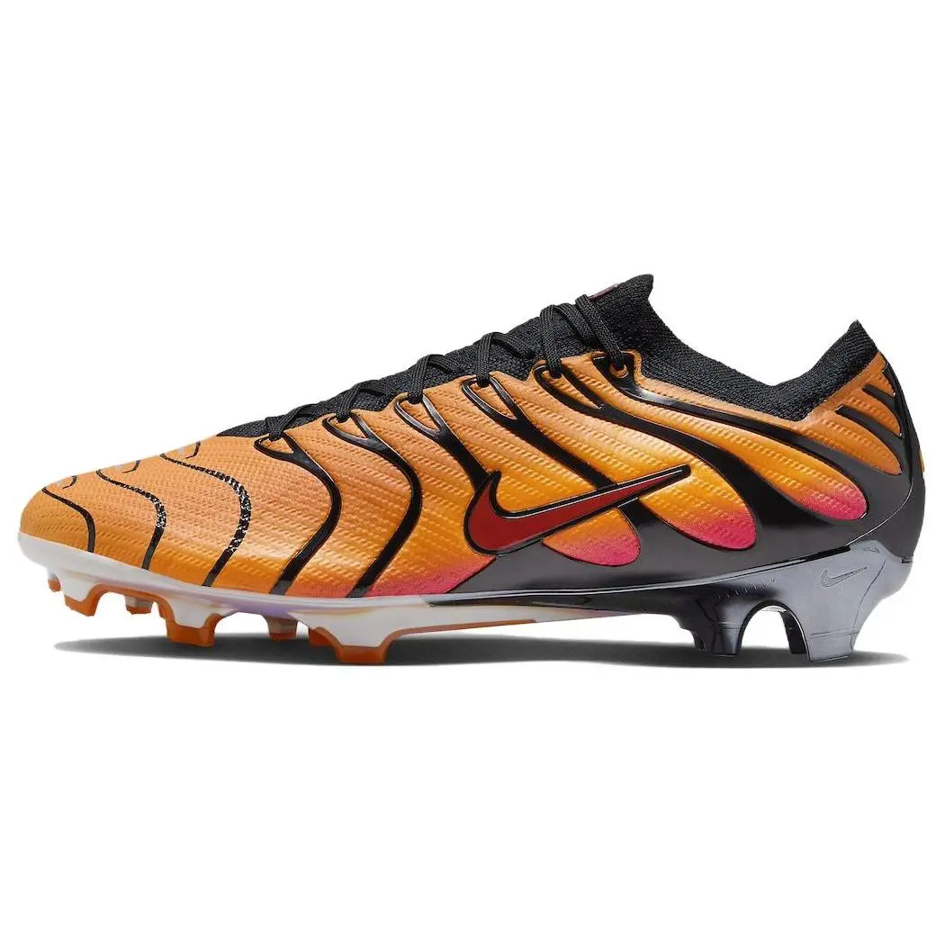 Nike Mercurial Vapor 15 Elite FG Soccer Cleats for Men – Orange and Black, Premium Synthetic Upper, Firm Ground Rubber Studs Verifiable, with credentials and supporting global authentication