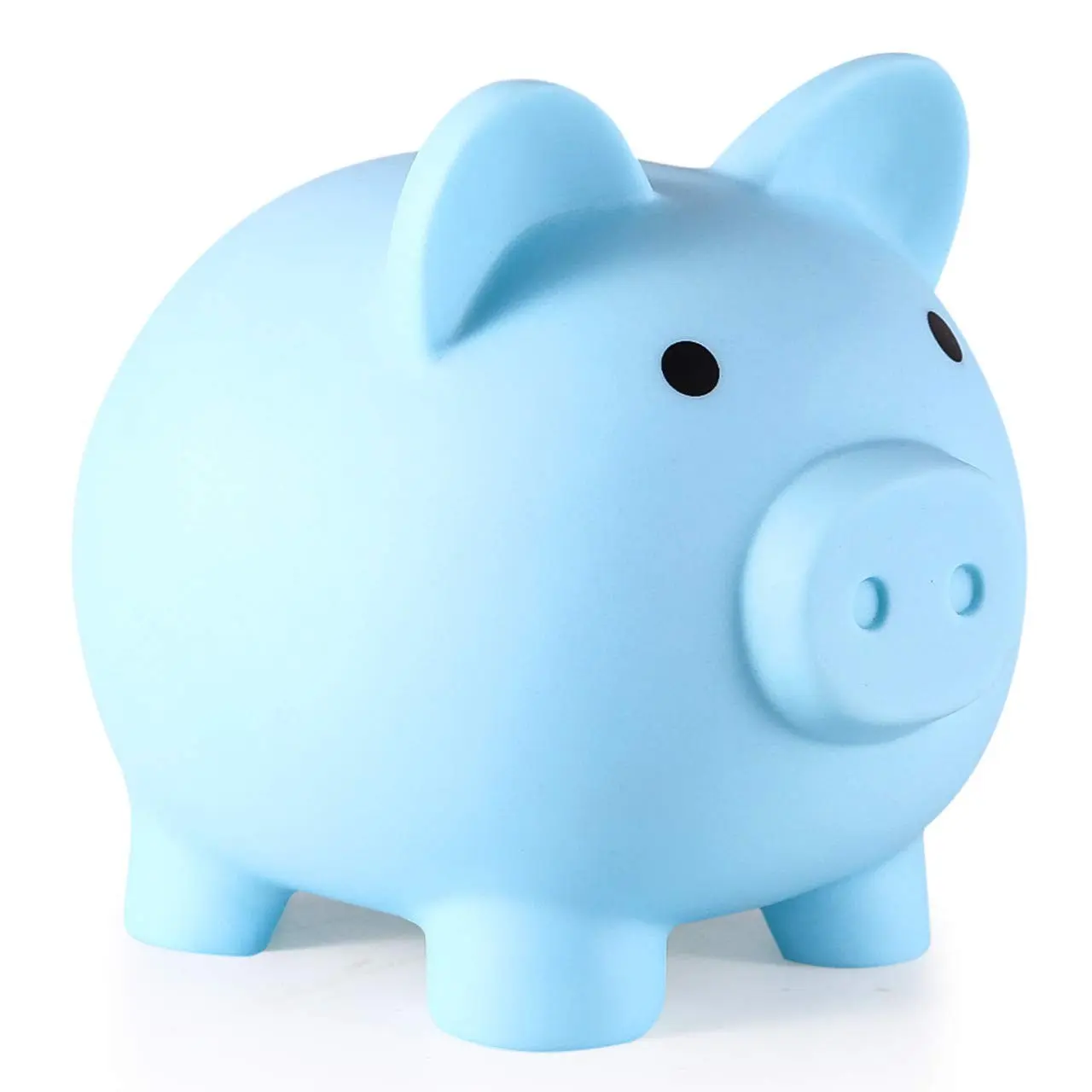 Unbreakable Plastic Piggy Bank, Medium Large Size, Durable Coin Storage Box, Coin Savings Bank, Cash Saving Box, Birthday Money Box, Perfect Birthday Easter Gift for Kids Boys Girls
