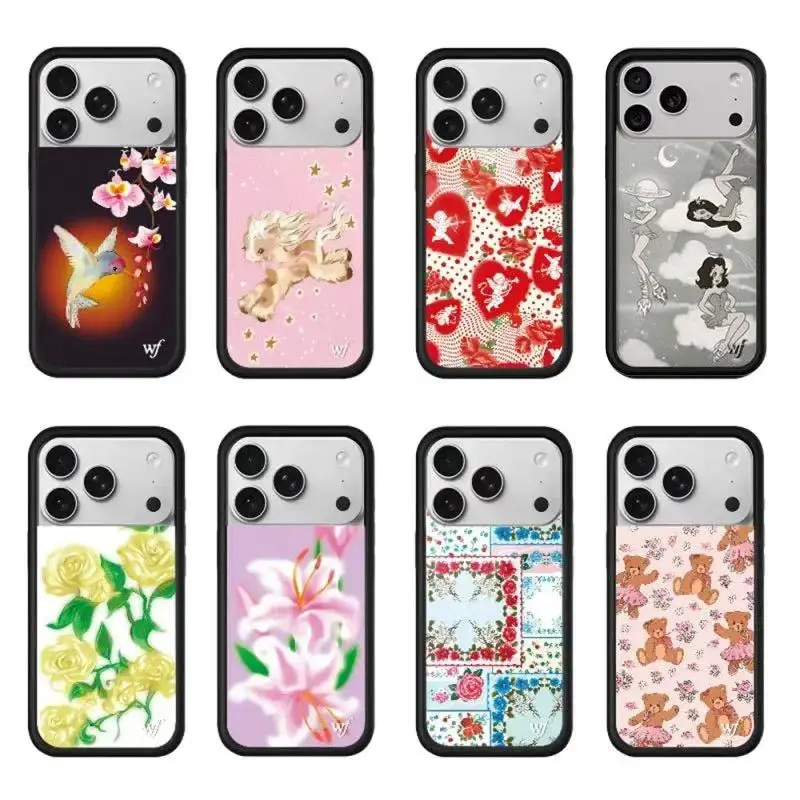 Wildflower Girl Moon Rachel Sennott Phone Case for iPhone 17 16 15 14 13 12 Pro Max Plus wf Love Lemons Angel Cupid flower Cover anti-drop belt clip brown leopard print tpu shell special christmas gift bass design original hd clarity stary nigh skin-frien