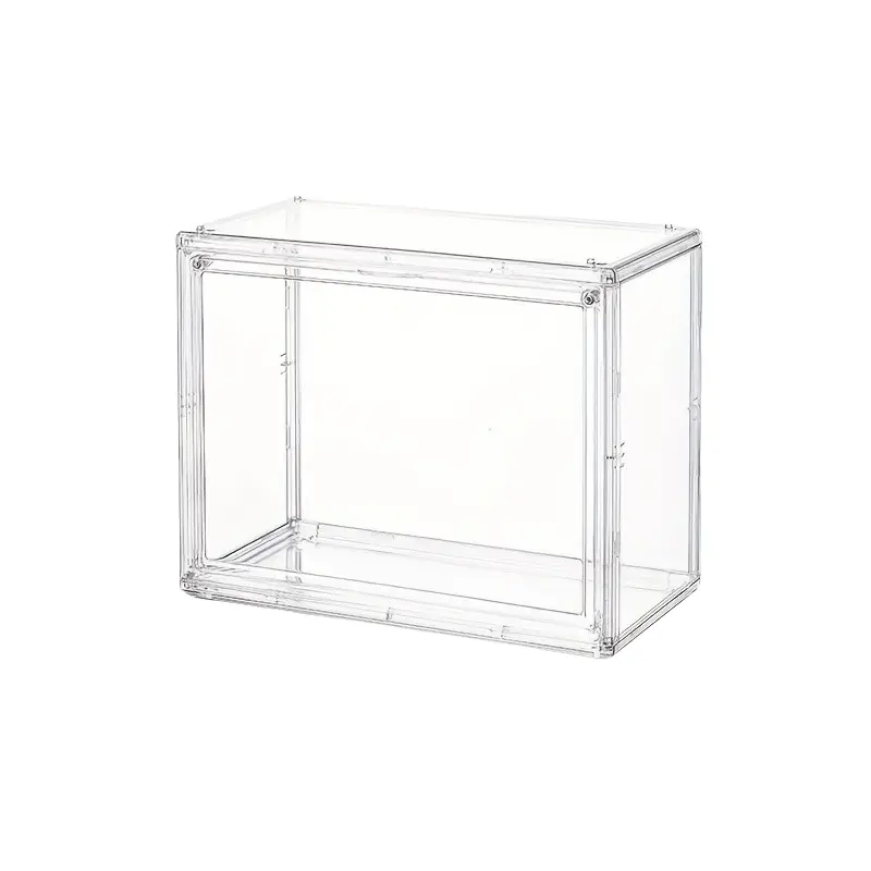 Transparent Acrylic Storage Box with Sturdy Base, Ideal for Cosmetics, Collectibles, Daily Items, Dust-Proof Display Cabinet