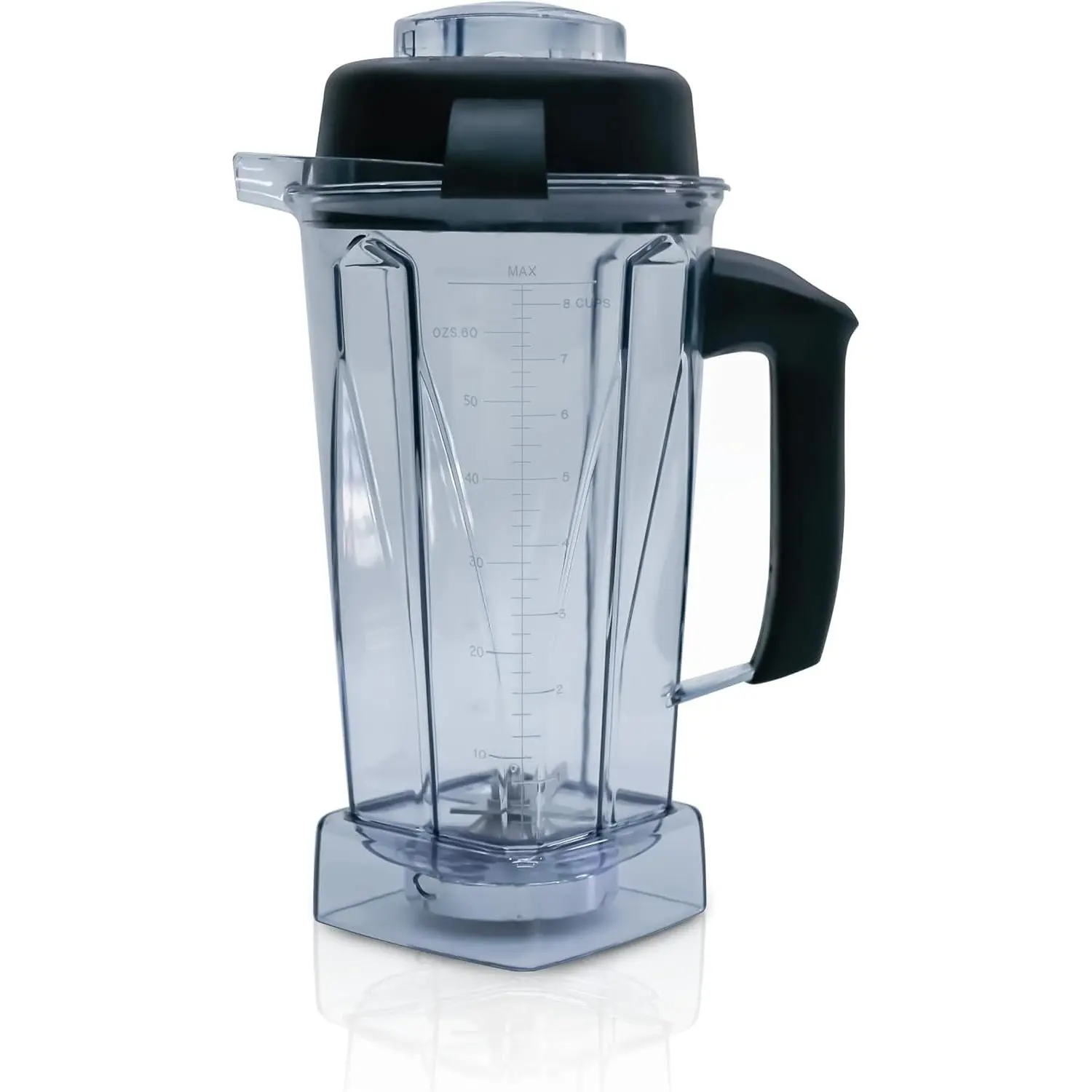 64oz Plastic Replacement Blender Pitcher - Multi-Model Container for 5200,5300,6300,7500,VM0197,VM0101,VM0100,VM0103,E310 Classic Explorian Commercial Professional Series Blenders with 5-Year Warranty
