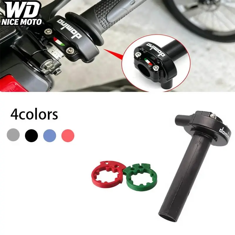 Wd Nice Moto Motorcycle 22mm 7/8 Inch Handlebar Accessories, Motor Parts Accessories, Oiler Quick Turn Throttle, Twist Handle Throttle Grip for Pit Bike