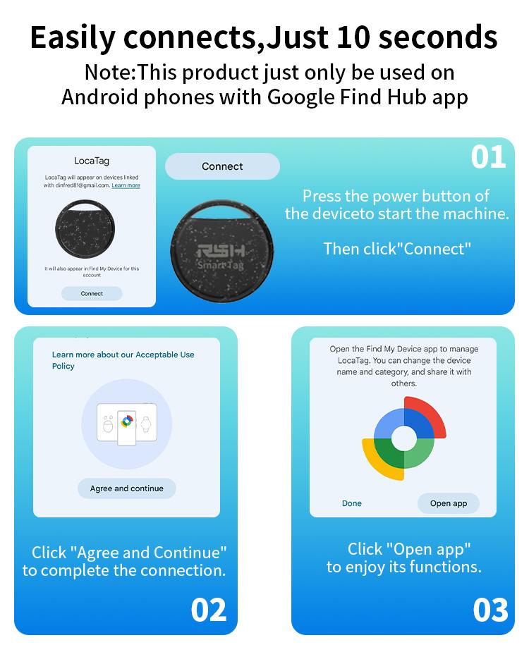 5pcs Security Anti-Loss GPS Tracker Android Locator for Xiaomi Global Postioning Kids Bag Wallet Car Finder