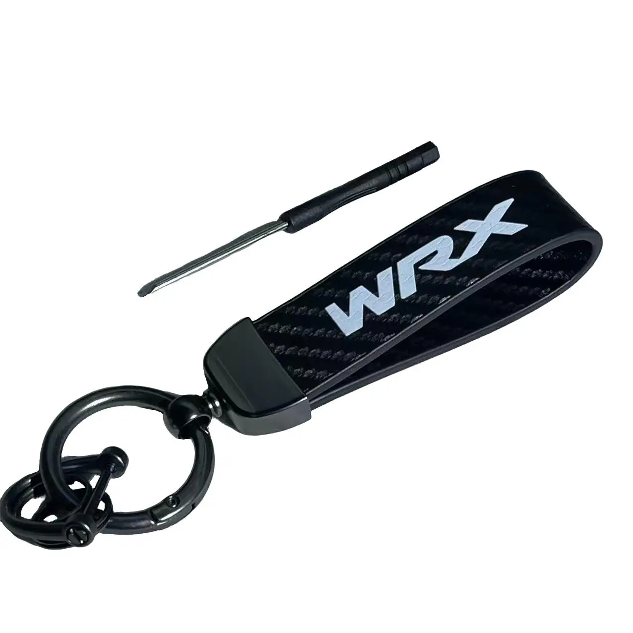 Subaru Car Keychain, Artificial Leather, Gift Keychain, Compatible with Forester, Xv, Outback, Legacy, Wrx, Impreza, Brz, Crosstrek, Ascent, Equate, Key Rings