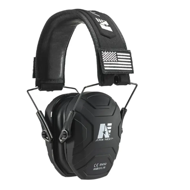 V40 Physical Sponge Noise-Canceling Ear Cushions, Over-Ear Headphones for Work Safety, Sleep and Shooting, Silent Experience, Adjustable, 1pc