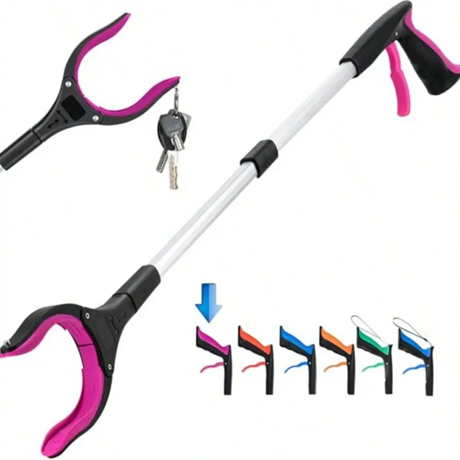 Ultra-Long Foldable Portable Ergonomic Gripper and Reach Tool, Essential Gift for Elderly Pickups, Garbage Handling, Post-Surgery Recovery