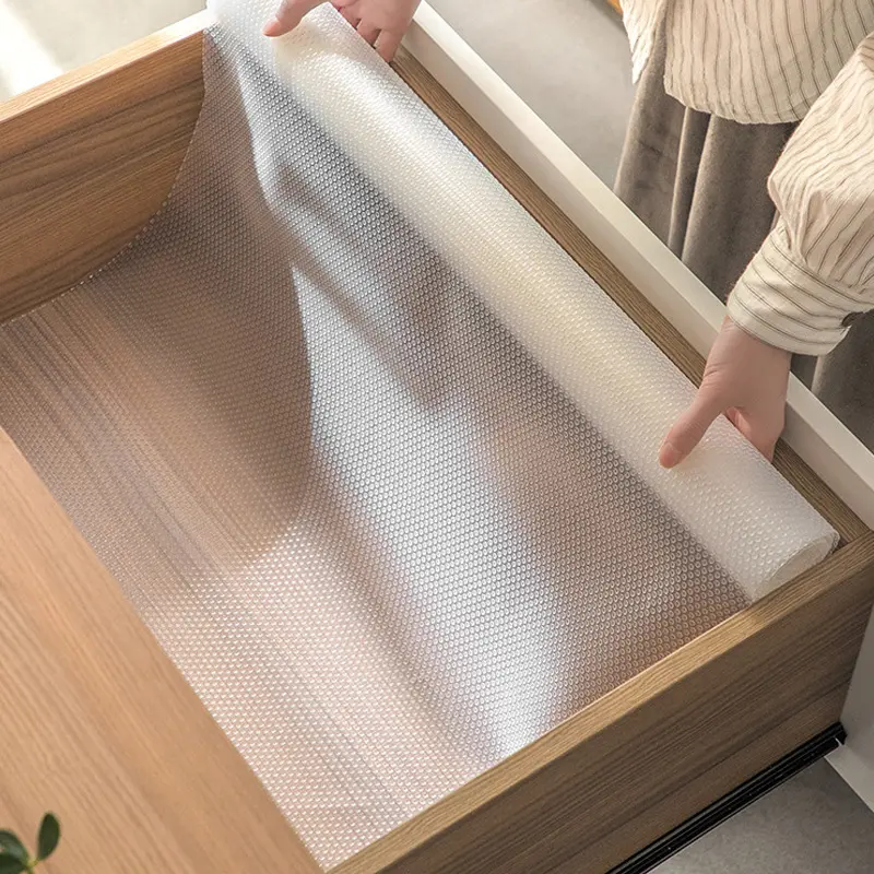 Household translucent cabinet mat, waterproof, moisture-proof, oil-proof and mildew-proof drawer mat, kitchen wardrobe paper placemat