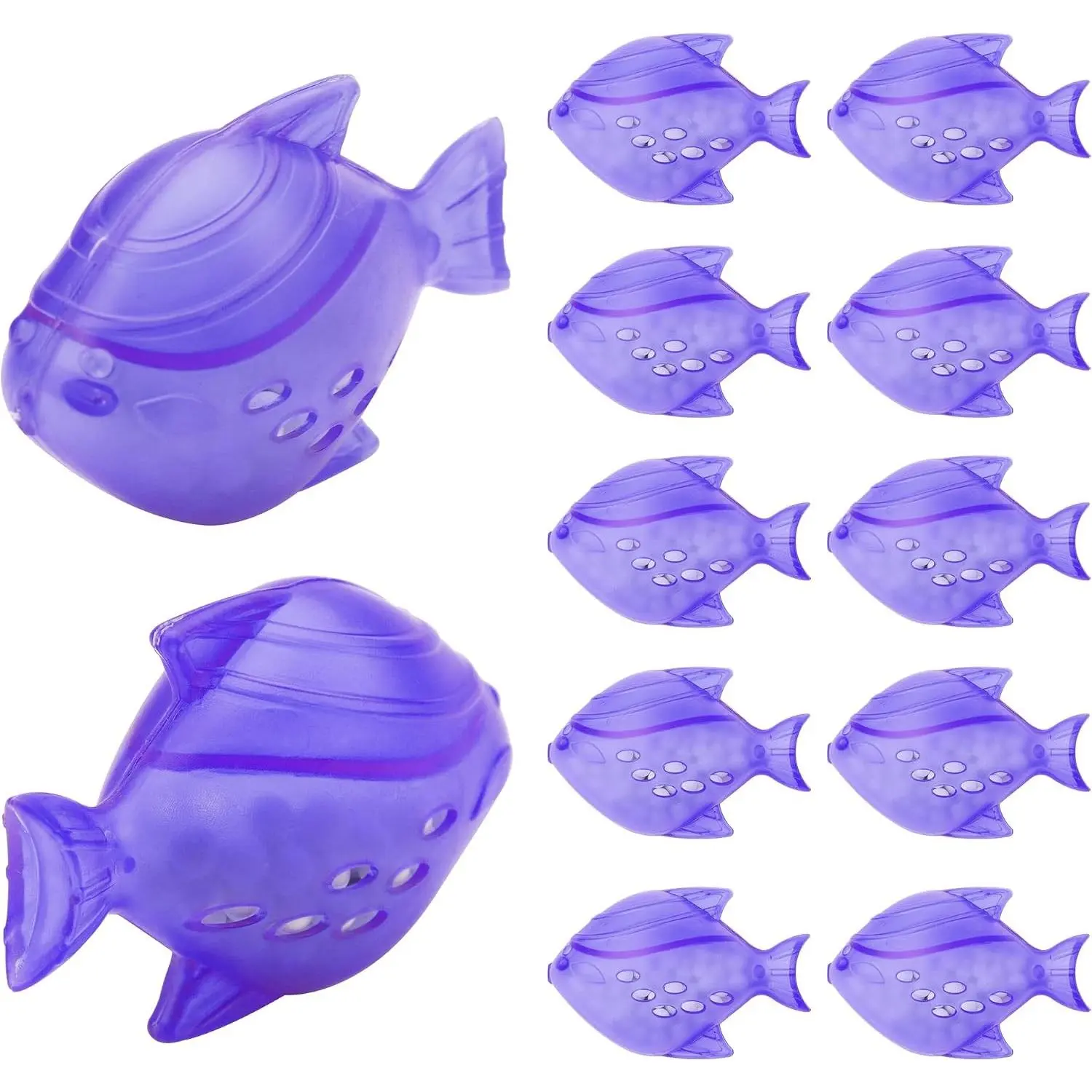 Humidifier Cleaning Fish for Humidifiers and Fish Tanks, Purple, 12 Pack Humidifier Cleaner, Purifies Water, Prevents Hard Water Build-Up, Reduces Scale