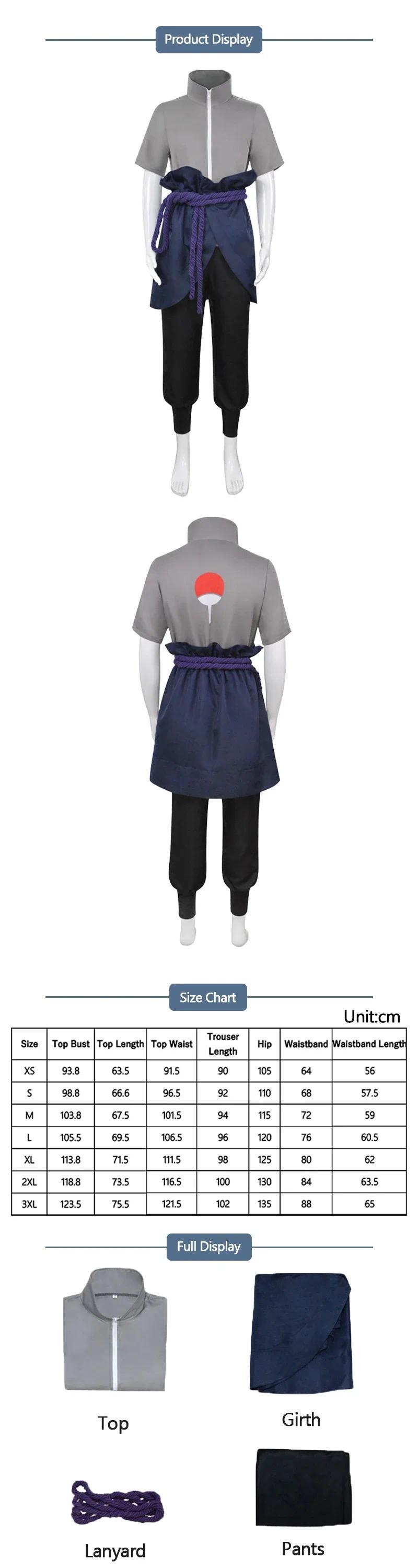 2025 Anime Uchiha Sasukeing Cosplay Costumes Cos Clothing Comic Exhibition Halloween Party Adult Cosplays Sasukees Costume Suits