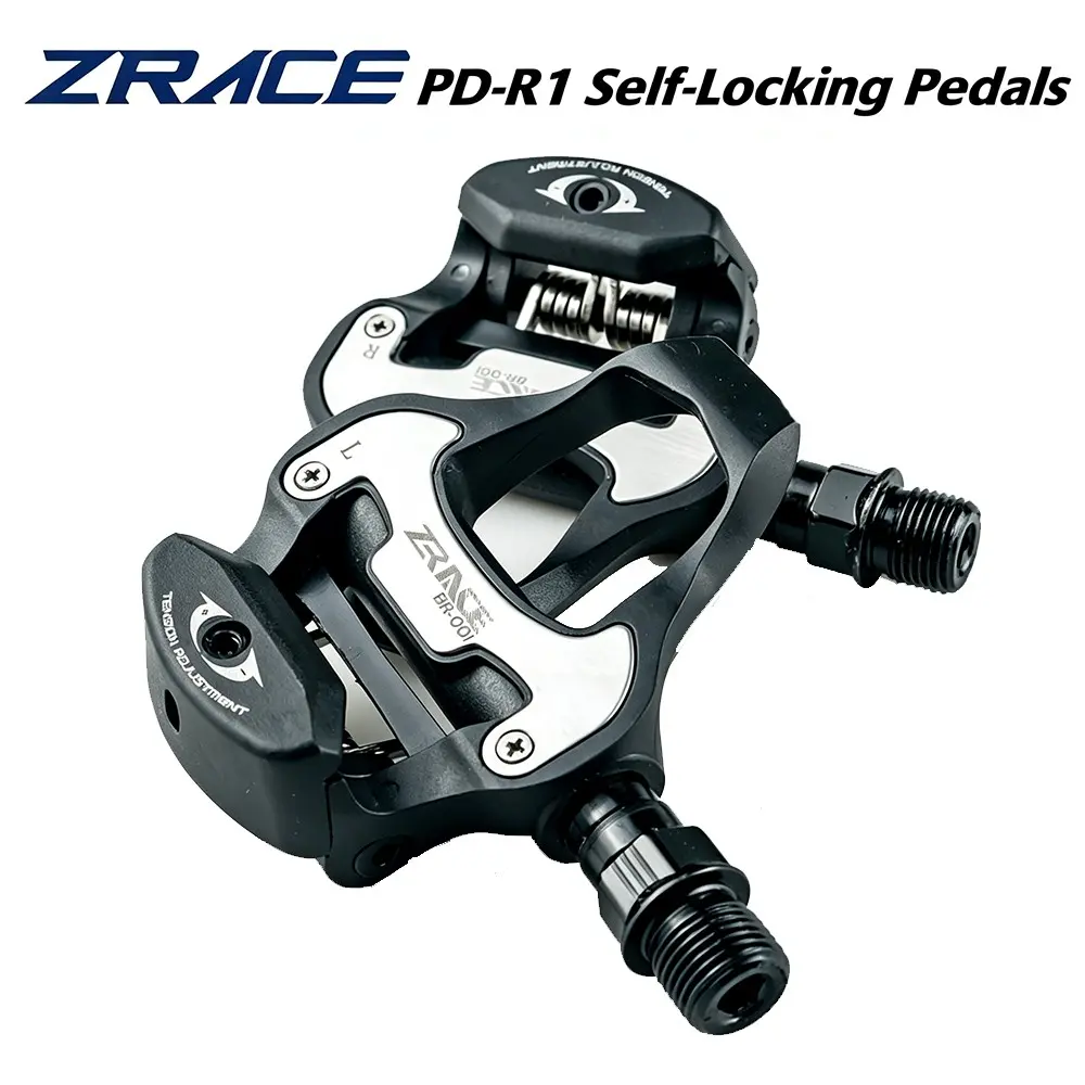 ZRACE PD-001 Road Bike Pedals, Lightweight Self-Locking, Efficient Transmission, Dedicated Locking Shoe Accessories, Cycling