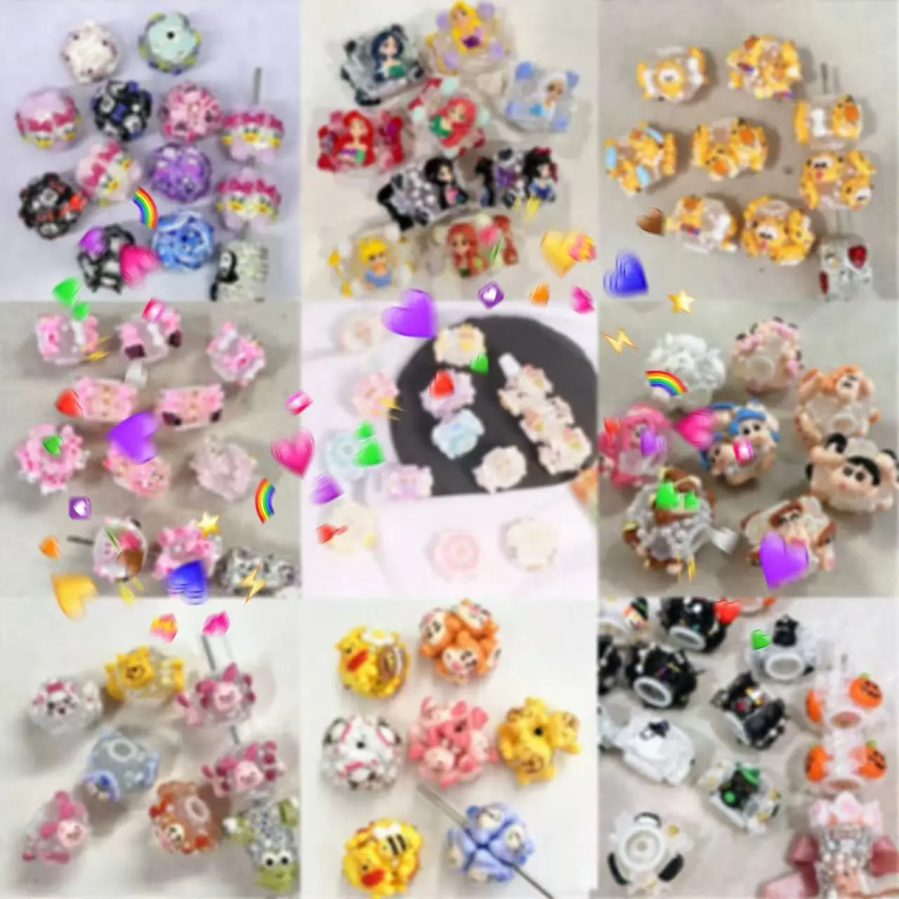 Tara-P3-Mixed Style Cartoon Fancy Beads
