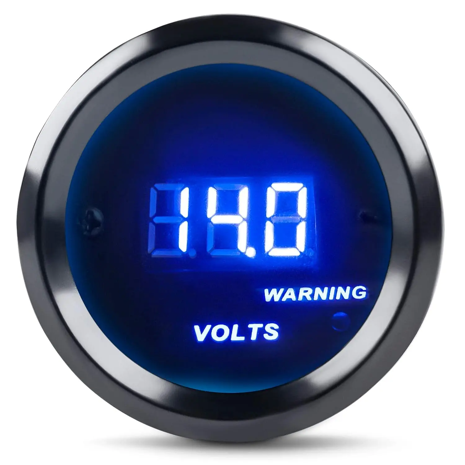 DC12V Blue Digital LED Voltmeter Voltage Gauge Meter Kit 2 Inch 52mm for Car Truck Vehicle AutomotiveGift