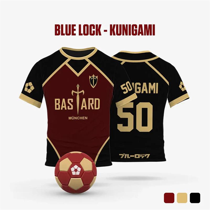 2025 Anime Blue Lock Yukimiya Jersey 3D Print Men Sport T Shirt Fashion Harajuku Manga Short Sleeve Children Unisex Tee Y2k Tops