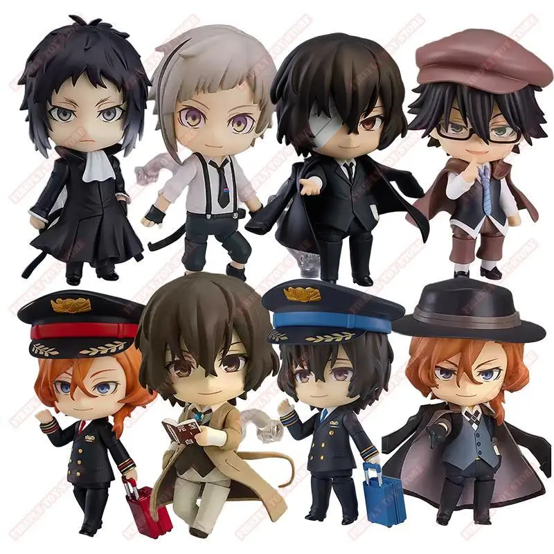 2026 new Bungo Stray Dogs Animation Comics Peripheral Toys Dazai Nakahara Anime Action Movable Model Figures Collection NTR