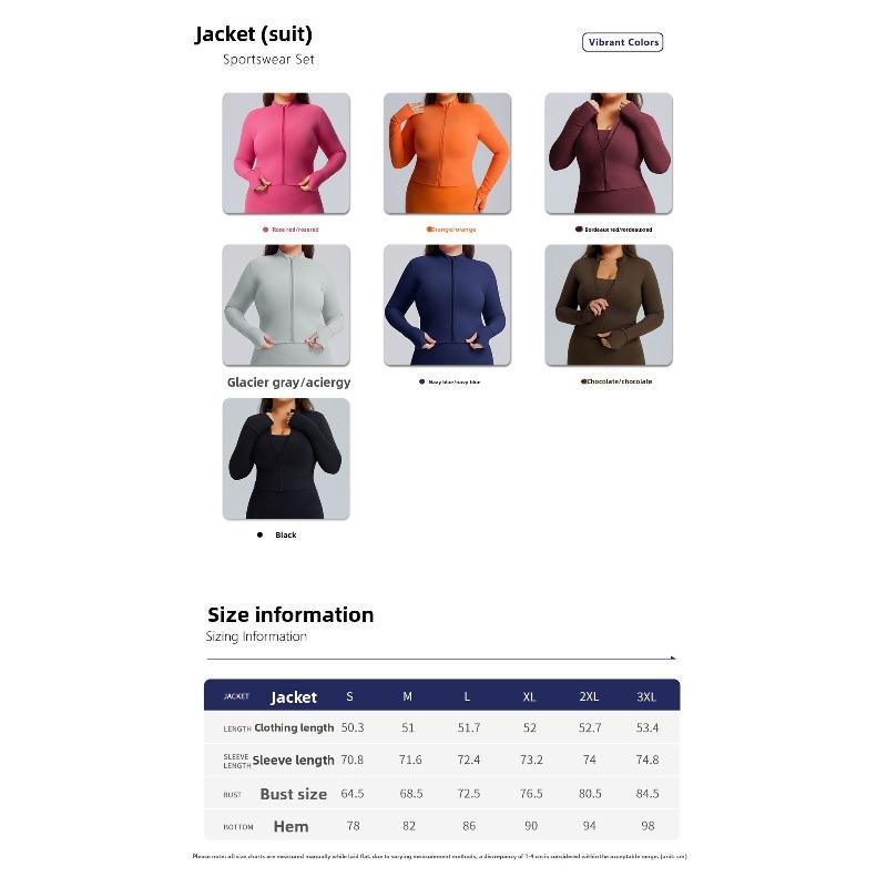 Plus size long-sleeved yoga suit, high elastic and quick-drying sportswear, fitness suit. leggings