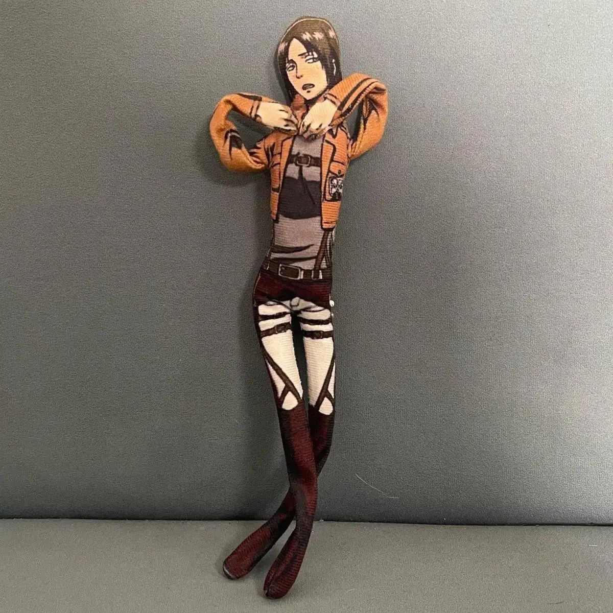 Attack on Titan Unisex Japanese Anime Stuffed Toys - Hange Zoë & Mikasa Ackerman Character Plush Dolls, Body Wire Skeleton, Japanese Fabric, Hange/Mikasa Pick, Living Room Decoration Gifts Accessories