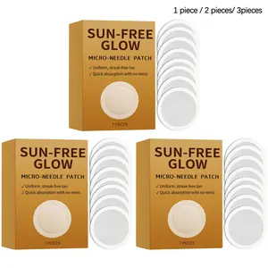 Tanning Care Patches (7pcs/7pcs*2/7pcs*3), Summer Outdoor Beach Tanning, Natural Bronze Skin Tone, Glossy Care Patches