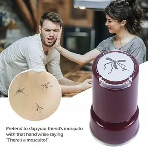 Lifelike Self-Inking Dead Mosquito Stamp, Pocket-Sized Novelty Gag Gift with Long-Lasting Ink, Funny Fake Insect Prank Toy for Office Pranks, Dorm Rooms, Birthday Celebrations (Sports & Outdoor Accessory)