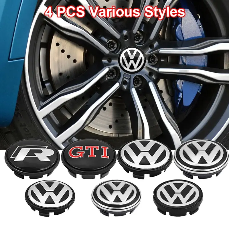 4pcs 56/65mm for Volkswagen Automotive Car Wheel Center Cover Hub Cap VW Polo Golf Beetle Touran Caddy Tiguan Bora GTI R Passat 3B7601171