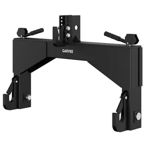 Heavy Duty 4000lbs 3-Point Tractor Quick Hitch – 5-Level Adjustable Bolt, 2 Inch Receiver, Category 2 Quick Hitch, Universal Fit Cat 2 Farm Implements, Farm Tractor Attachment