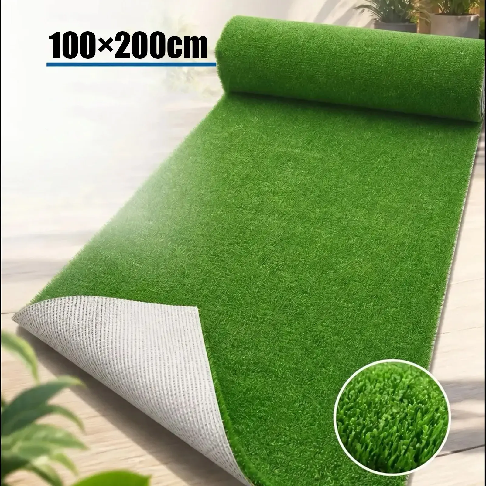 Artificial Grass Carpet, Plastic Lawn Mat, Interlocking Rug, Outdoor, Garden, Decorative, Roof Installation, Landscape Greening, Durable Synthetic Turf