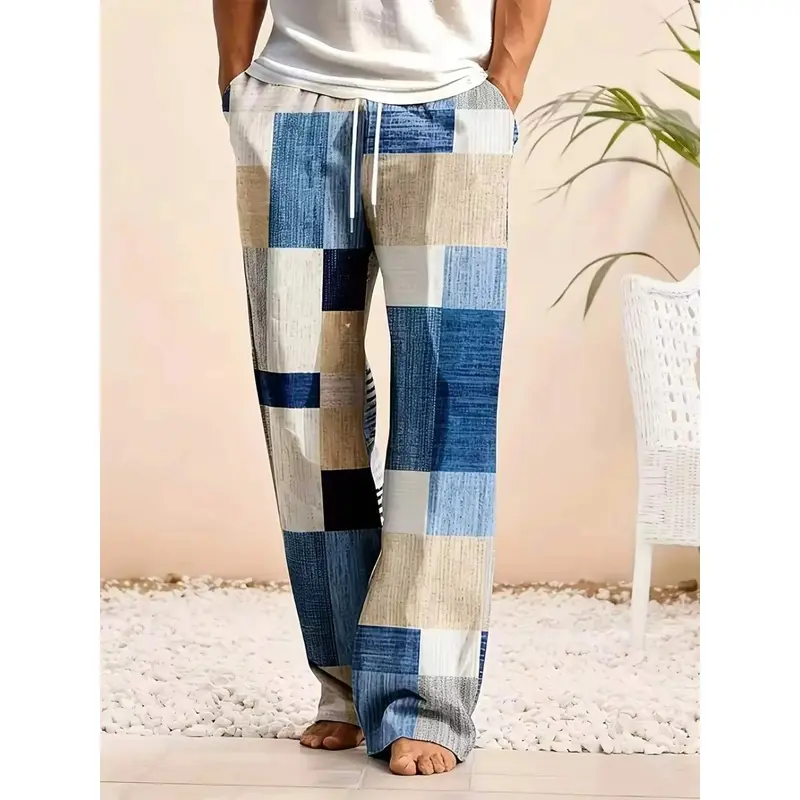 Men's High-Quality Straight Leg Long Pants, Trouser, Cloud Cotton Fabric, Casual and Semi-Formal, Comfortable and Durable, S-3xl Sizes Available