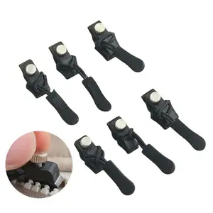 6-Pack Zipper Replacement Zippers, Detachable & Durable, No Sewing Needed, Easy Installation, Ideal for Bag & Luggage Repair