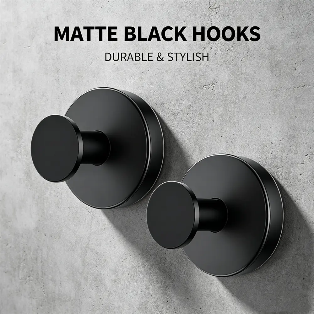 Goodshang 2 PCS Suction Cup Hooks christmas gift Gadgets Kitchen home essentials suction Hooks bathroom accessories Waterproof Reuseable for Shower Bathroom Towel Hooks Shower Hooks Holders Shower Hooks Hanging Towels Loofah Robe