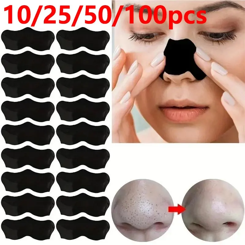 Nose Blackhead Removal Mask, Nose Strips for Blackheads, Nose Strips for Pores, Peeling Nose Strip, Exfoliating Skincare, Pore Shrinking, Spot Cleansing Strip